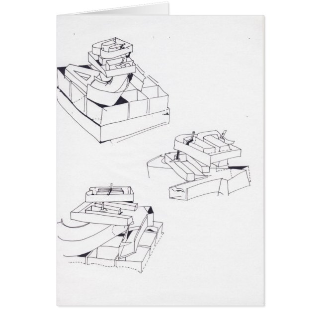 建物ゲーム3スタッキングレタースケッチ18 C (正面)