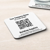 建物サプライQRコードデザイン コースター (左側)