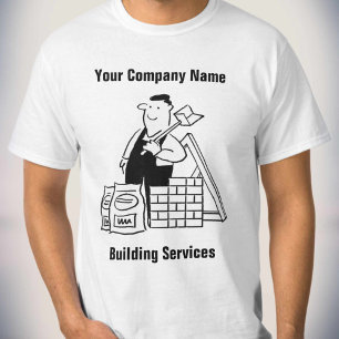 建物サービス漫画Tシャツ Tシャツ
