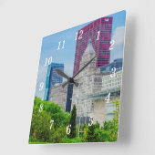 建物ズインシカゴウォールクロック スクエア壁時計 (傾斜)