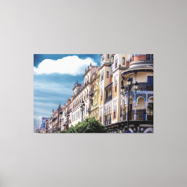 建物ズインセビリア，スペイン キャンバスプリント