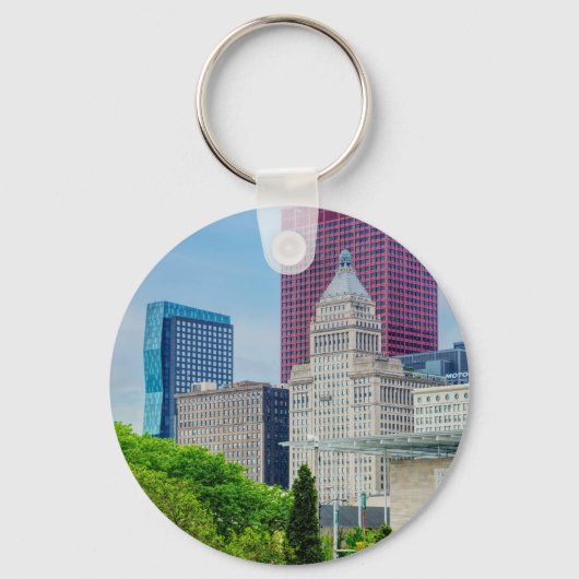 建物ズイン・シカゴ キーホルダー (正面)