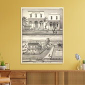 建物ズウッドランド キャンバスプリント (インサイチュ (リビング))