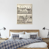 建物ズウッドランド キャンバスプリント (インサイチュ (寝室))