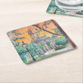 建物ズオブブダペスト紙コースター スクエアペーパーコースター (アングル)