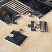 建物ズSheik Zayed Road，ドバイ ジグソーパズル (側面)