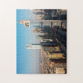 建物ズSheik Zayed Road，ドバイ ジグソーパズル (縦)