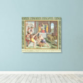 建物ソロモンの神殿、イラストレーション キャンバスプリント (インサイチュ (ウッドフロア))