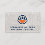 建物タウンロゴ 名刺 (正面)