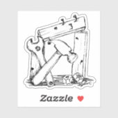 建物ツールスケッチ シール (シート)