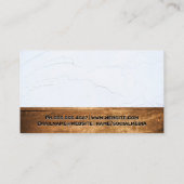 建物ツール | プロパティアイコン | ウッド 名刺 (裏面)