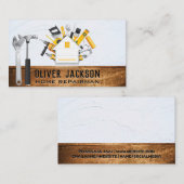 建物ツール | ホームアイコン | ウッド 名刺 (正面/裏面)