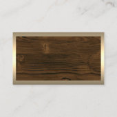 建物ツール |木材 |金ゴールド縁ど 名刺 (裏面)
