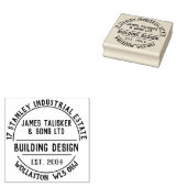 建物デザインゴムスタンプ ラバースタンプ (押印)
