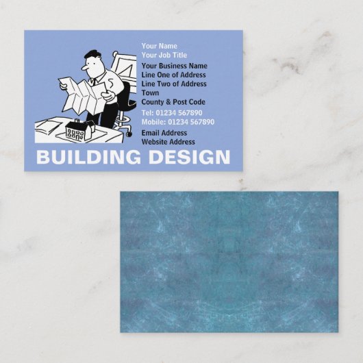 建物デザイン漫画 名刺 (正面/裏面)