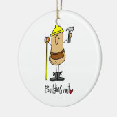 建物ナットTシャツとギフト セラミックオーナメント (左)