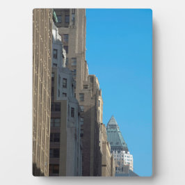 建物ファセズマンハッタンニューヨークシティUSA フォトプラーク