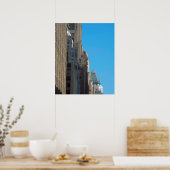 建物ファセズマンハッタンニューヨークシティUSA ポスター (キッチン)