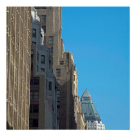 建物ファセズマンハッタンニューヨークシティUSA ポスター