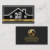 建物フレームクリエイティブ手作り窓 名刺 (正面/裏面)