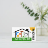 建物フレーム手作りツール横 名刺 (スタンド正面)