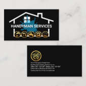 建物フレーム手書きツール 名刺 (正面/裏面)