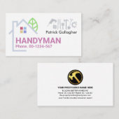 建物フレーム手書きツール 名刺 (正面/裏面)