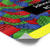 建物ブロックのポスター – 子供用ルーム ポスター (角)