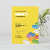 建物ブロックパーティの招待状 招待状 (スタンド正面)