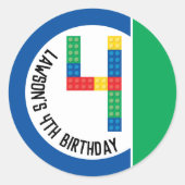 建物ブロックパーティー4番目のパーティー ラウンドシール (正面)