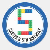 建物ブロックパーティー5番目のパーティー ラウンドシール (正面)