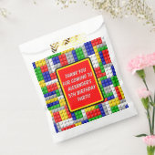 建物ブロックプライマリーカラーボーイの誕生日/パーティー フェイバーバッグ (封をした状態)