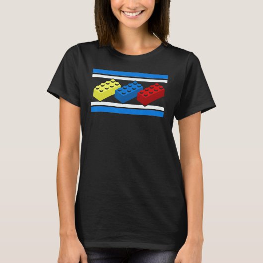 建物ブロックマスタービルダーエンジニアコン Tシャツ (正面)