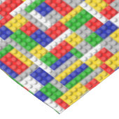 建物ブロック少年の誕生日パーティー テーブルクロス (アングル)