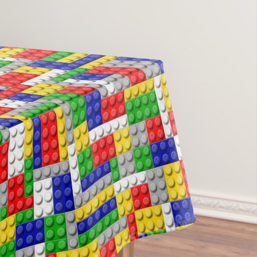 建物ブロック少年の誕生日パーティー テーブルクロス (インサイチュ)