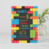 建物ブロック招待状、ブリック招待状 招待状 (スタンド正面)