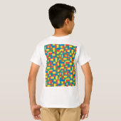 建物ブロック誕生日レンガ8年 Tシャツ (裏面フル)