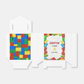 建物ブロック誕生日招待状、ボーイズ誕生日 フェイバーボックス (折り畳みなし)