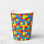 建物ブロック誕生日 紙コップ (裏面)