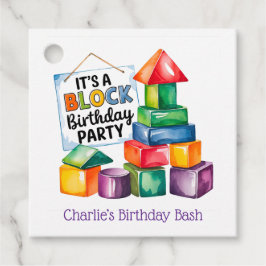 建物ブロック誕生日bashありがとう フェイバータグ