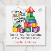 建物ブロック誕生日bashありがとう フェイバータグ (裏面)