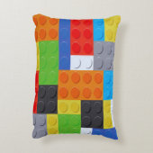建物ブロック赤青緑色イエローオレンジ アクセントクッション (裏面(縦))