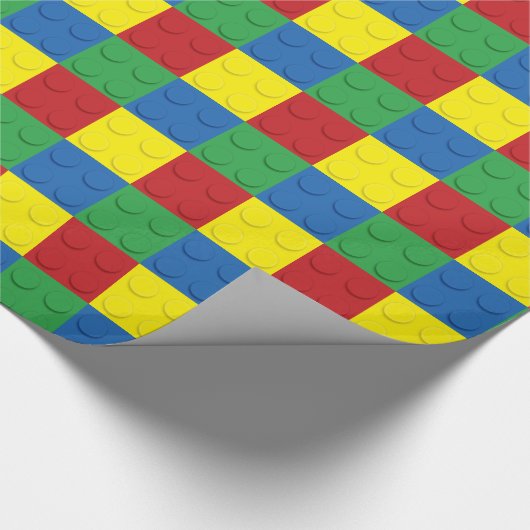 建物ブロック4色 ラッピングペーパー (角)