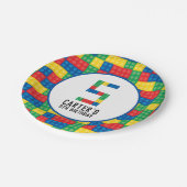 建物ブロック5番目の誕生日紙プレート ペーパープレート (アングル)