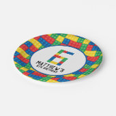 建物ブロック6番目の誕生日紙プレート ペーパープレート (アングル)