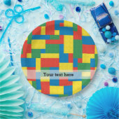 建物ブロック ペーパープレート (パーティー)