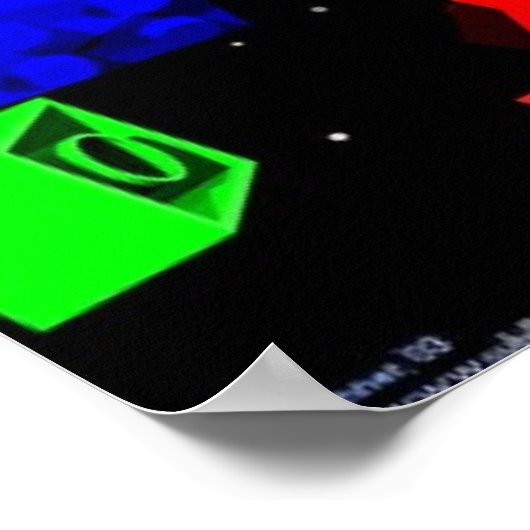 建物ブロック ポスター (角)