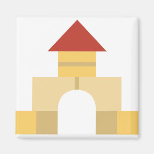 建物ブロック マグネット