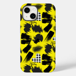 建物ブロック。白黒.w.01x4 B黄色BG Case-Mate iPhone 14ケース