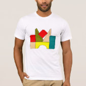 建物ブロックMans Tシャツ (正面)